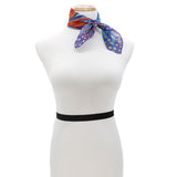KOCKY Silk Square Scarf  Neckerchief Bird Of Paradise