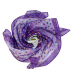 FLOAT Silk Square Scarf Neckerchief Calla Lily