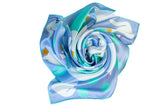 Accessorized Small & Mighty Cat Silk Satin Scarf
