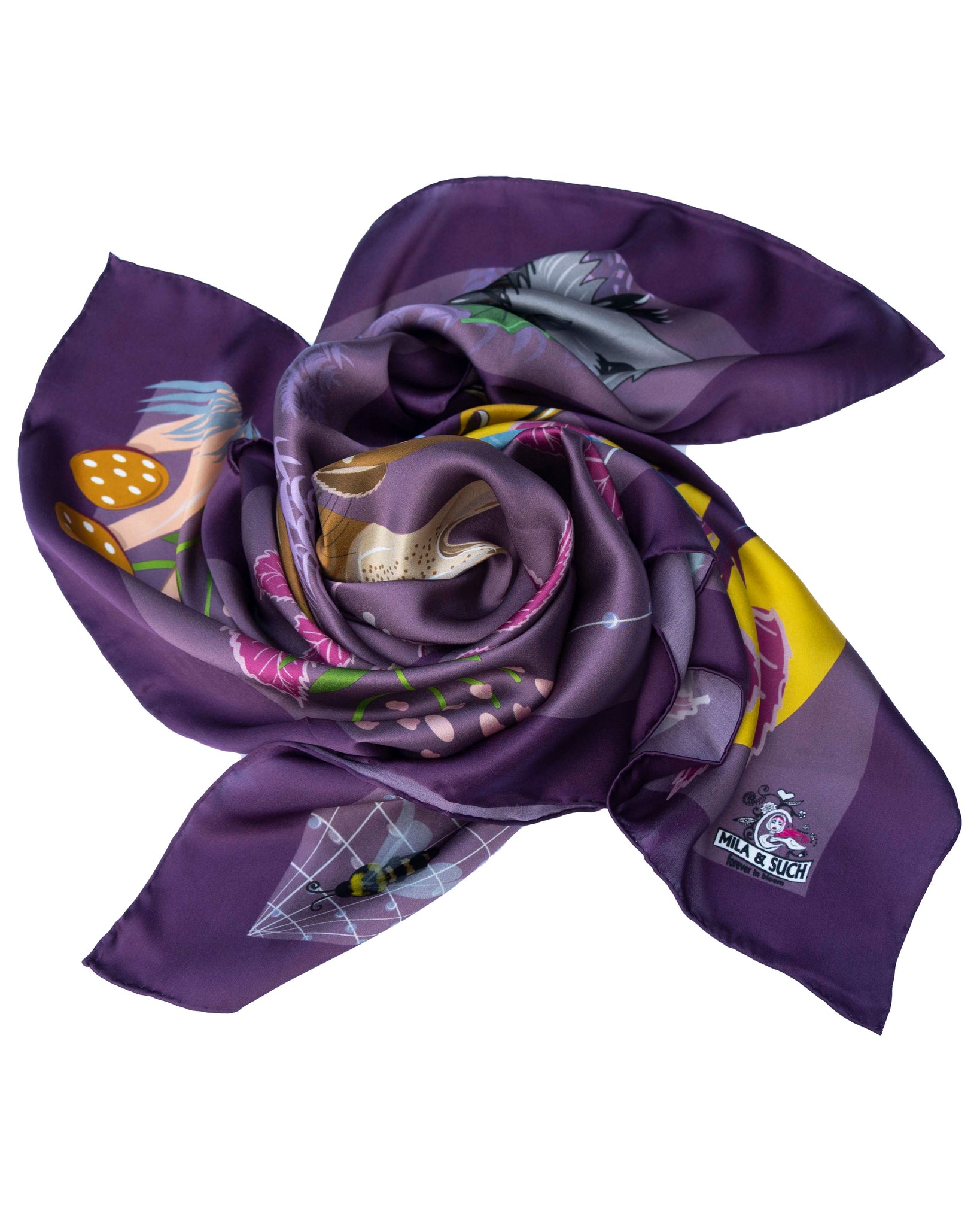 GRACE In The Forest Silk Twill Scarf