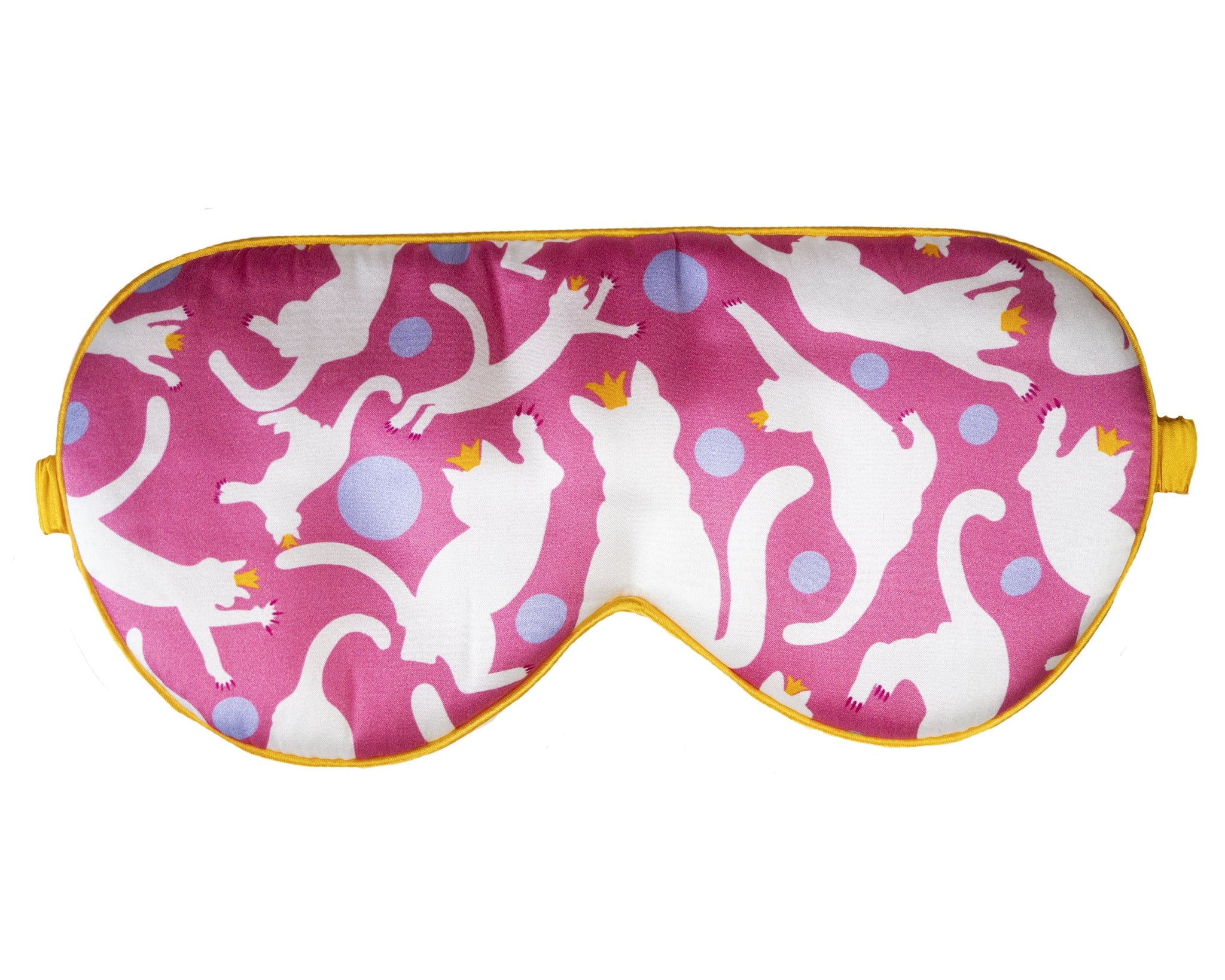 Small&Mighty Cats Resting Eye Silk Mask (XL)