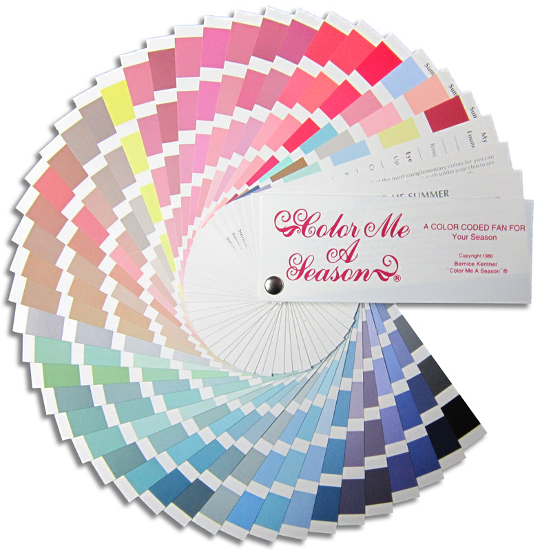 Color Fan for Cool Light Summer Palette (Your Perfect Colors When Shopping)